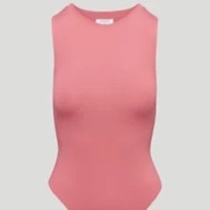 Aritzia Babaton Contour Muscle Bodysuit in Rhodon Pink